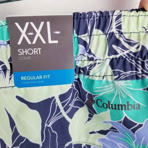 Columbia Bogata Bay Stretch Floral Printed Shorts NWT size XXL - Picture 9 of 16